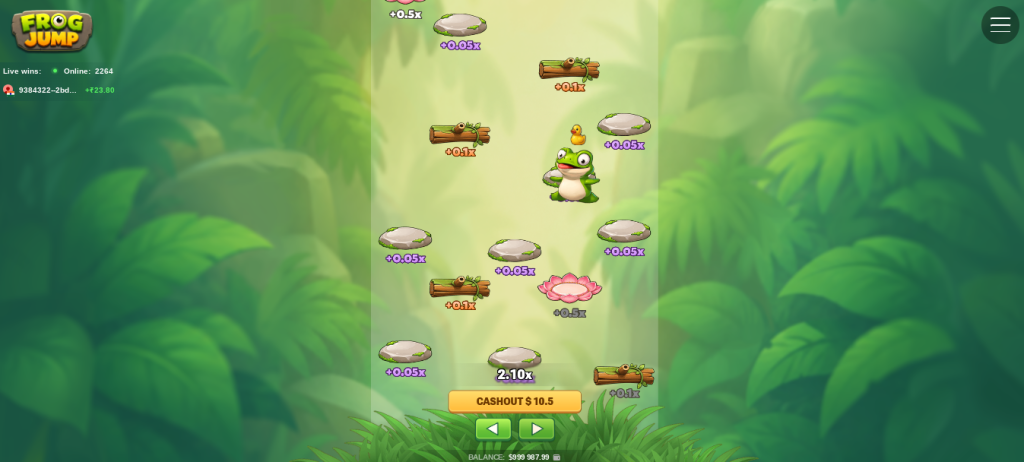 Frog jump jeu casino