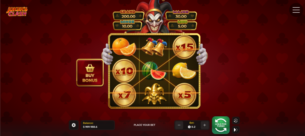 Jocker' s clash jeu casino