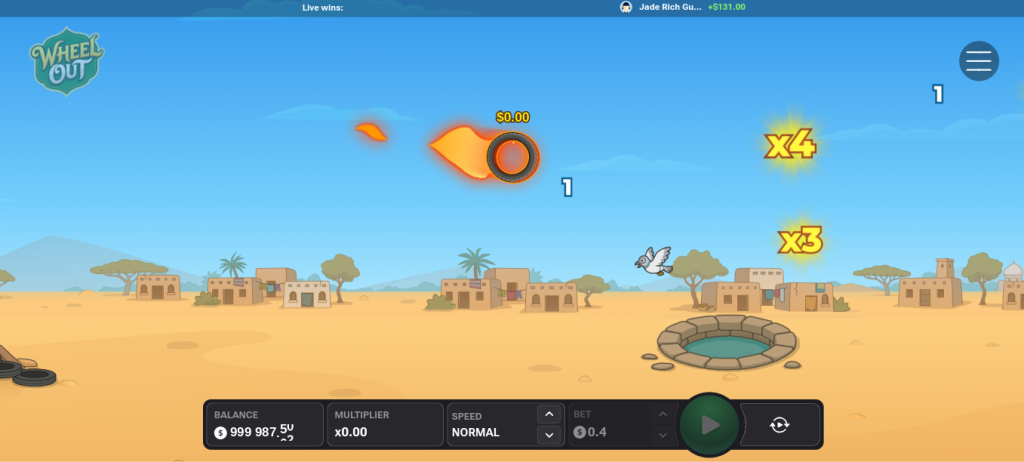 Wheel out jeu casino