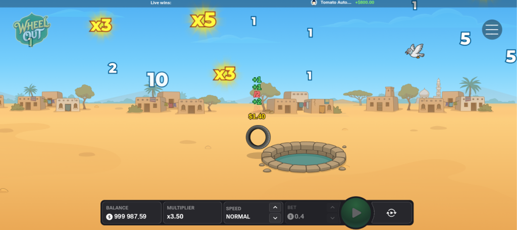 Wheel out jeu casino